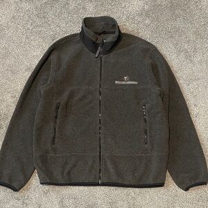 Vintage Lands End Full-Zip Fleece Jacket